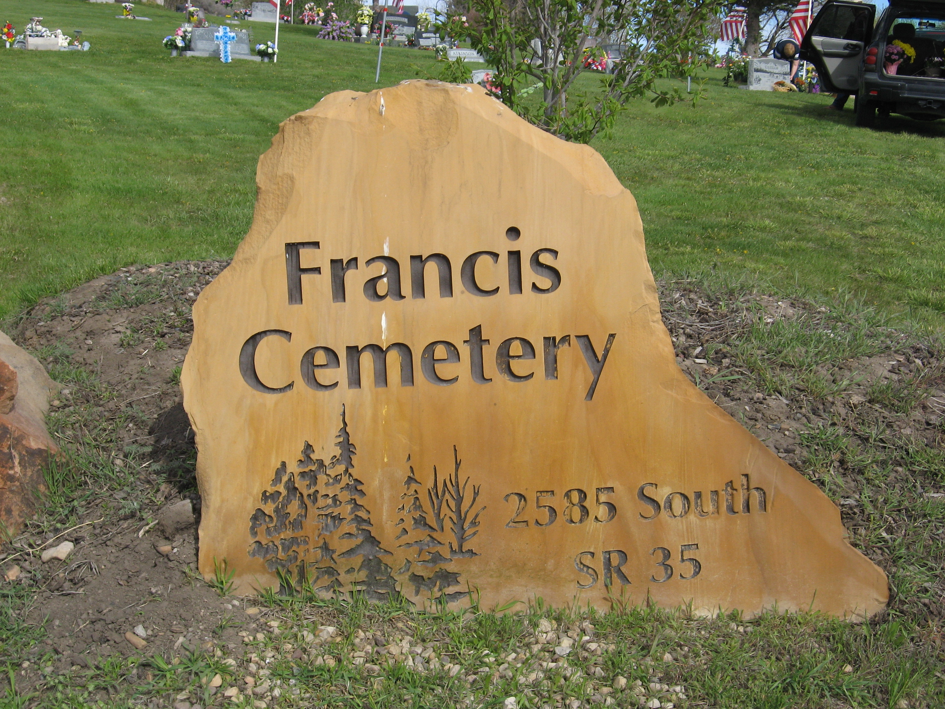 Francis Cemetery Marque, Francis, Utah
