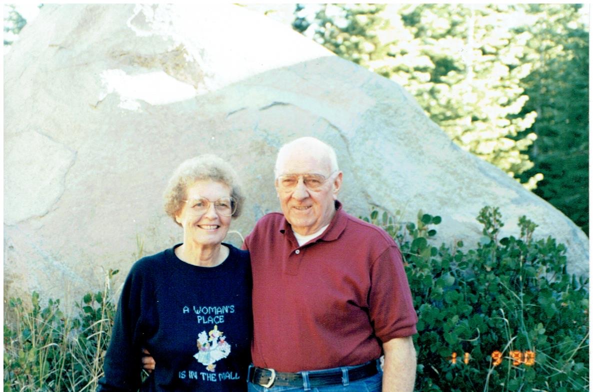 Aunt Ruth and Uncle Bert Livesey
